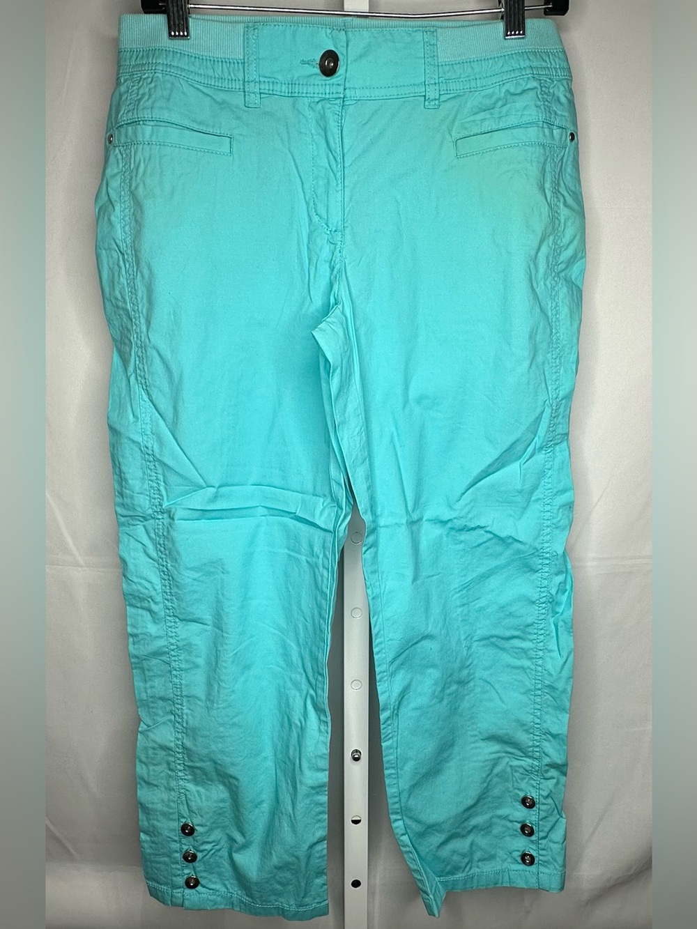 Chico's Girls Aqua Blue Cargo Capris